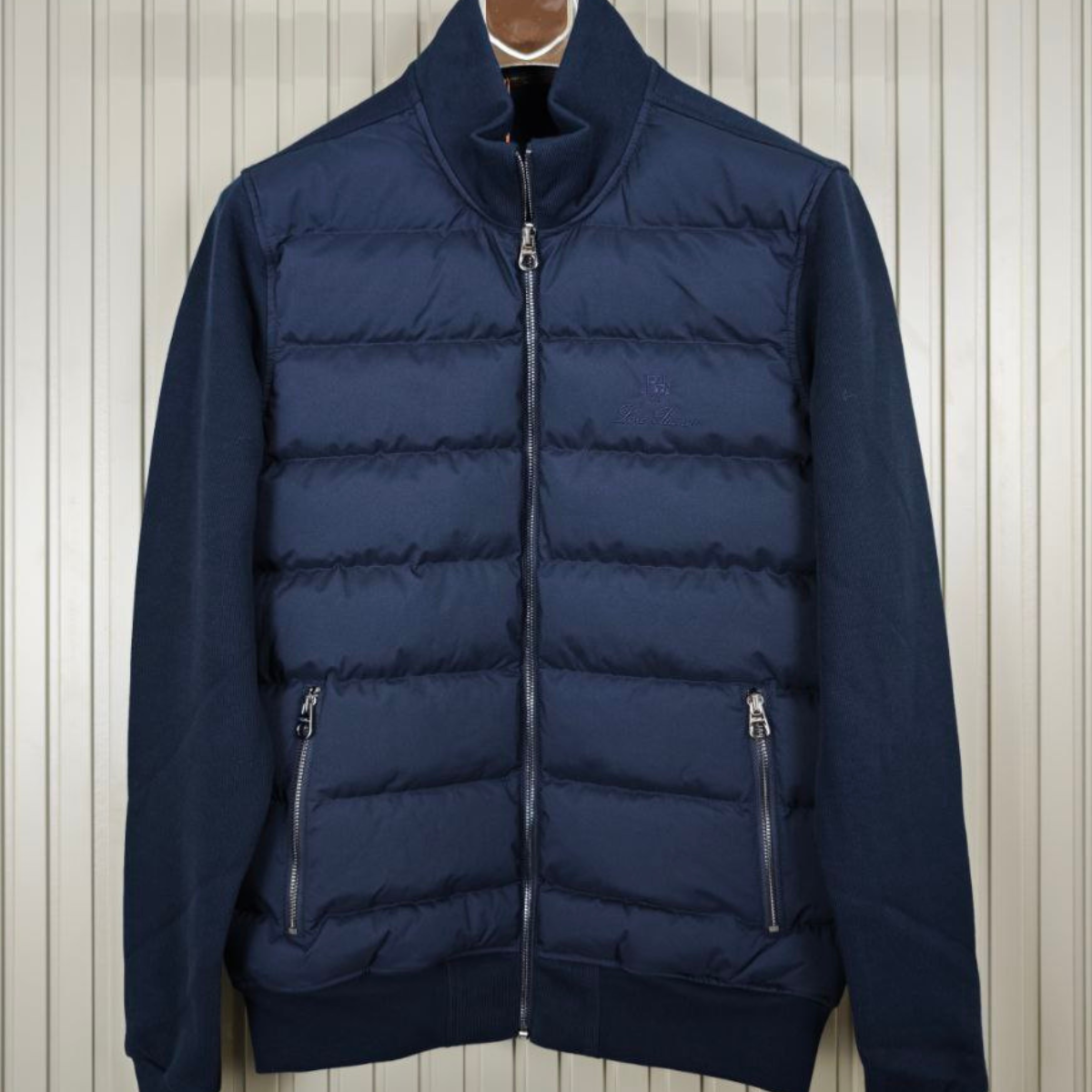 Loro Piana Wool-trimmed down jacket