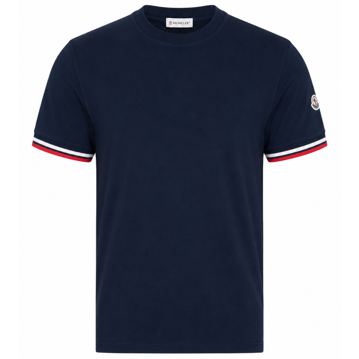 Moncler Tricolor Cotton Jersey T-Shirt