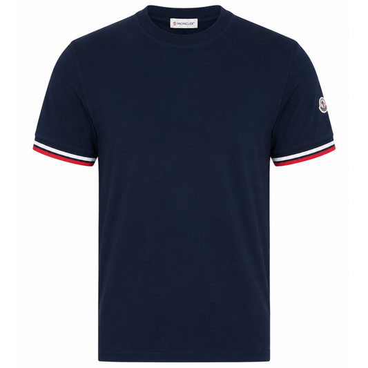 Moncler Tricolor Cotton Jersey T-Shirt