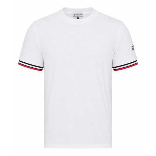 Moncler Tricolor Cotton Jersey T-Shirt