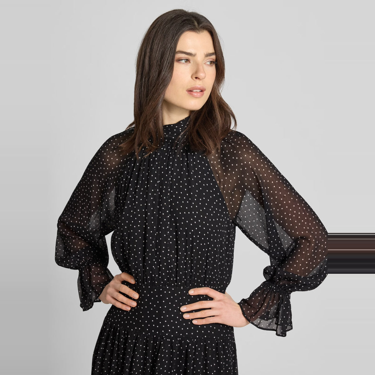 Polka Dots Dress - detail close-up