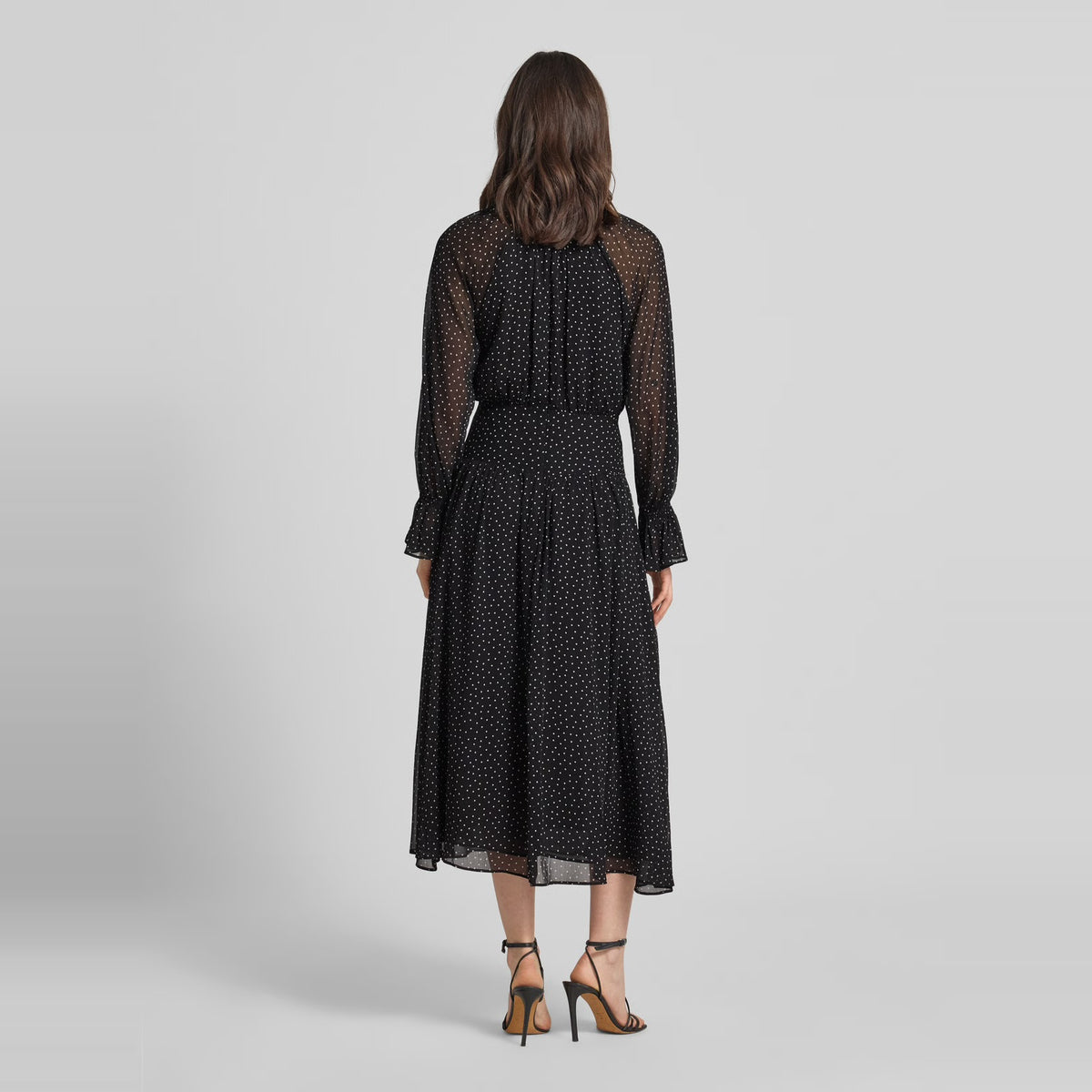 Polka Dots Dress - back view